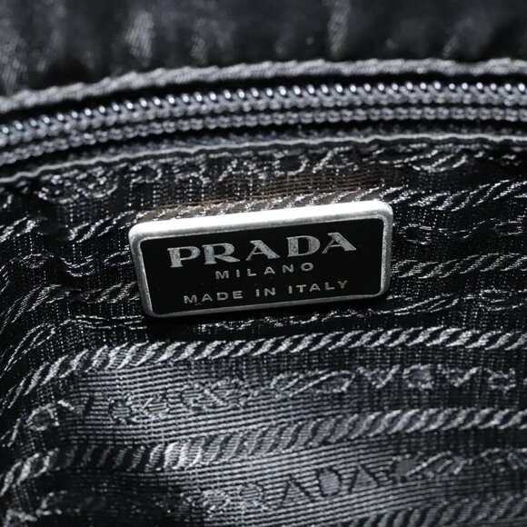 PRADA Shoulder Bag Nylon Plastic Green Silver - Picture 11 of 16